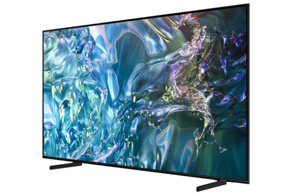 Left side view with screen on Samsung QA75Q60DAUMTE