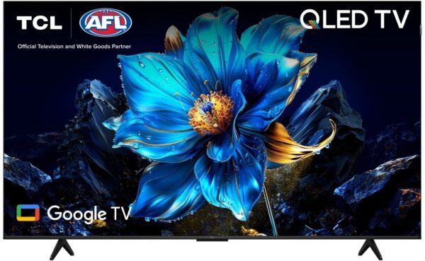 “TCL 75P7K 75-inch QLED Smart TV front view”