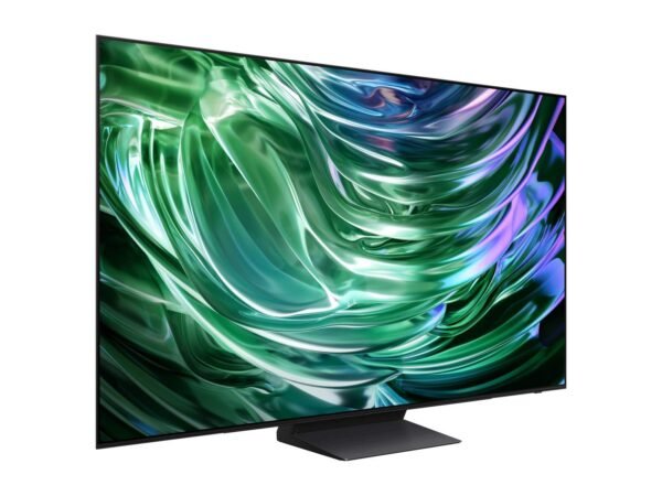 Slim side profile of Samsung QA65S85FAESTE OLED 4K Smart TV