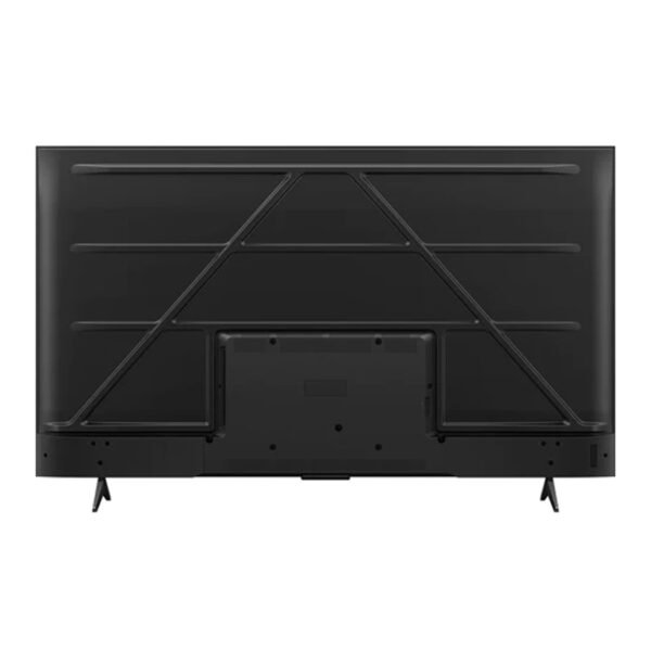 Back view of TCL 55V6B showing input ports and stand