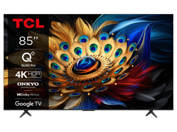 TCL 85C655 PRO 85-inch QLED Google TV full front view