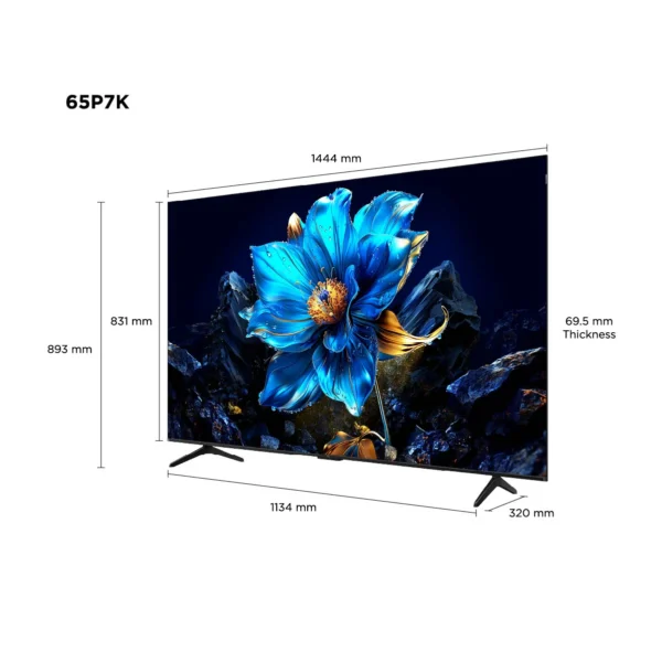 TCL 65''4K QLED Smart TV -65P7K - Image 3