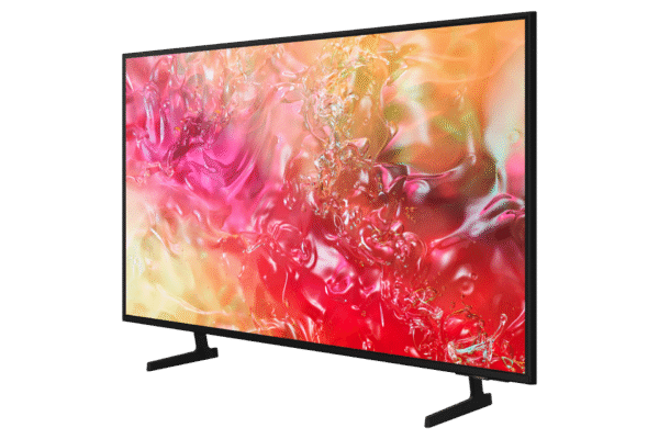 Samsung UA75DU7000UMTE side angle showing slim bezel design