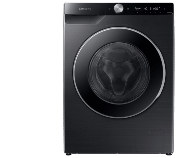 Samsung WW11CG604DLBNQ 11 kg front load washer front view Black Caviar