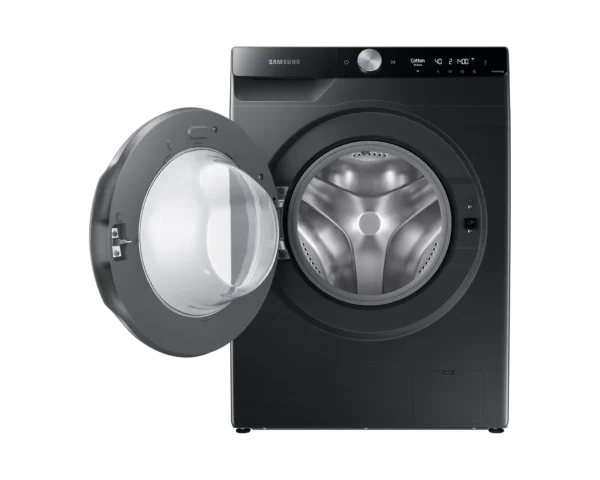 Samsung WW11CG604DLB 11 kg washer front load door open showing drum interior