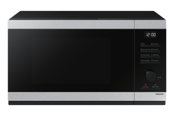 Samsung MG32DG4524ATE1 32 L grill microwave oven front view black/silver finish