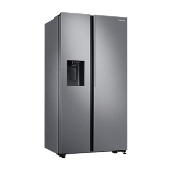 “Samsung RS64R5111M9/NK 660L side-by-side refrigerator front view”