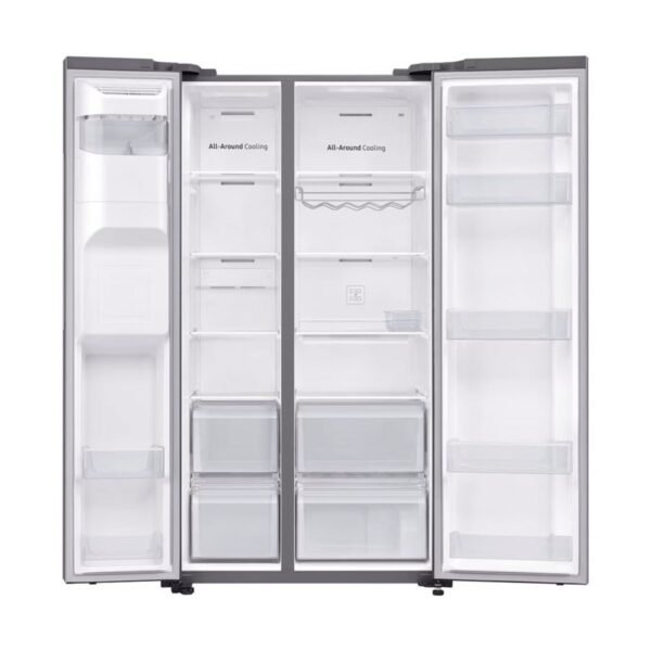 Samsung Side-by-Side 660L Refrigerator - RS64R5111M9/NK – Silver Finish - Image 2