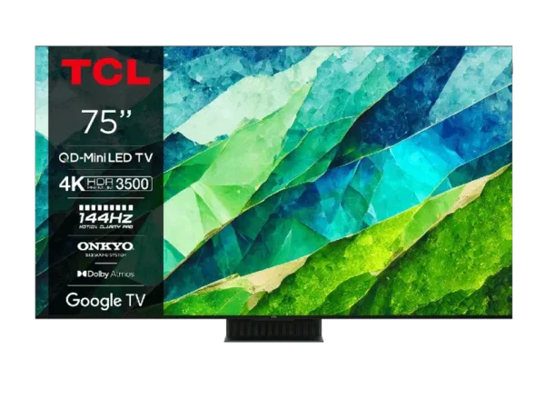 TCL 75C855 75-Inch QD Mini LED Front View