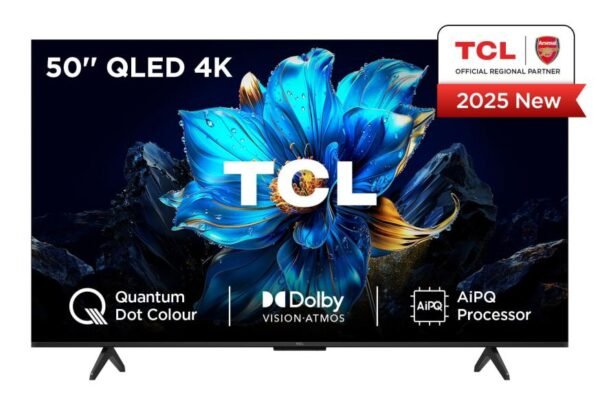 “TCL 65P7K 65-inch QLED Smart TV front view”