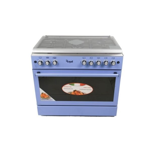 Royal RG6950LB 5 Burner Gas Cooker Front View