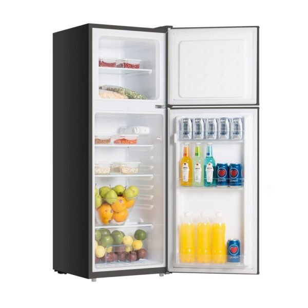 Royal Titan Refrigerator Double Door 155L - Open View
